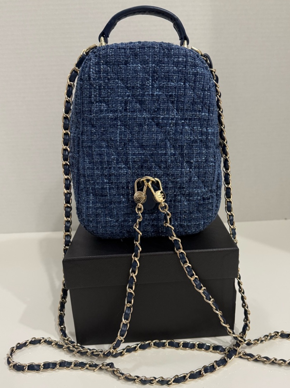 Blue Tweed CC Backpack - Picture 4 of 10